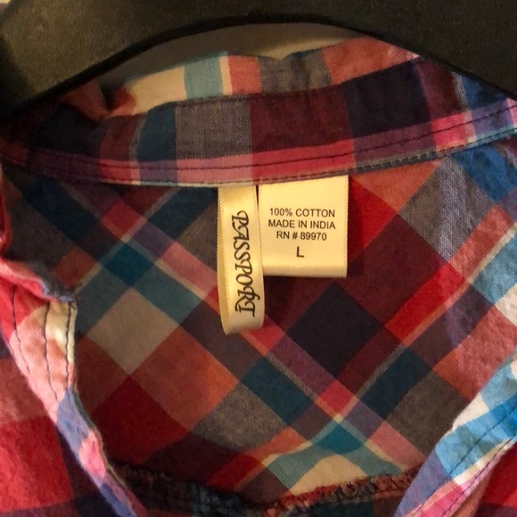 Pink Long Sleeve Passport Flannel - Picture 3 of 10